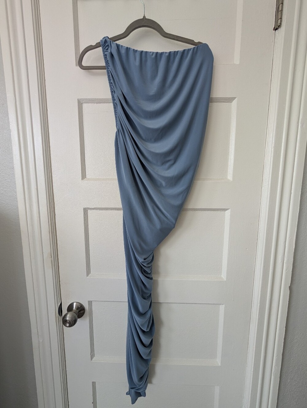 Norma Kamali - Diana Midi Dress - Slate Blue - Picture 3 of 10